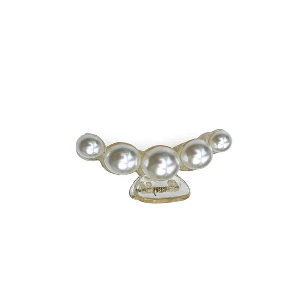 Banned - Perla Small Haarclip - Wit